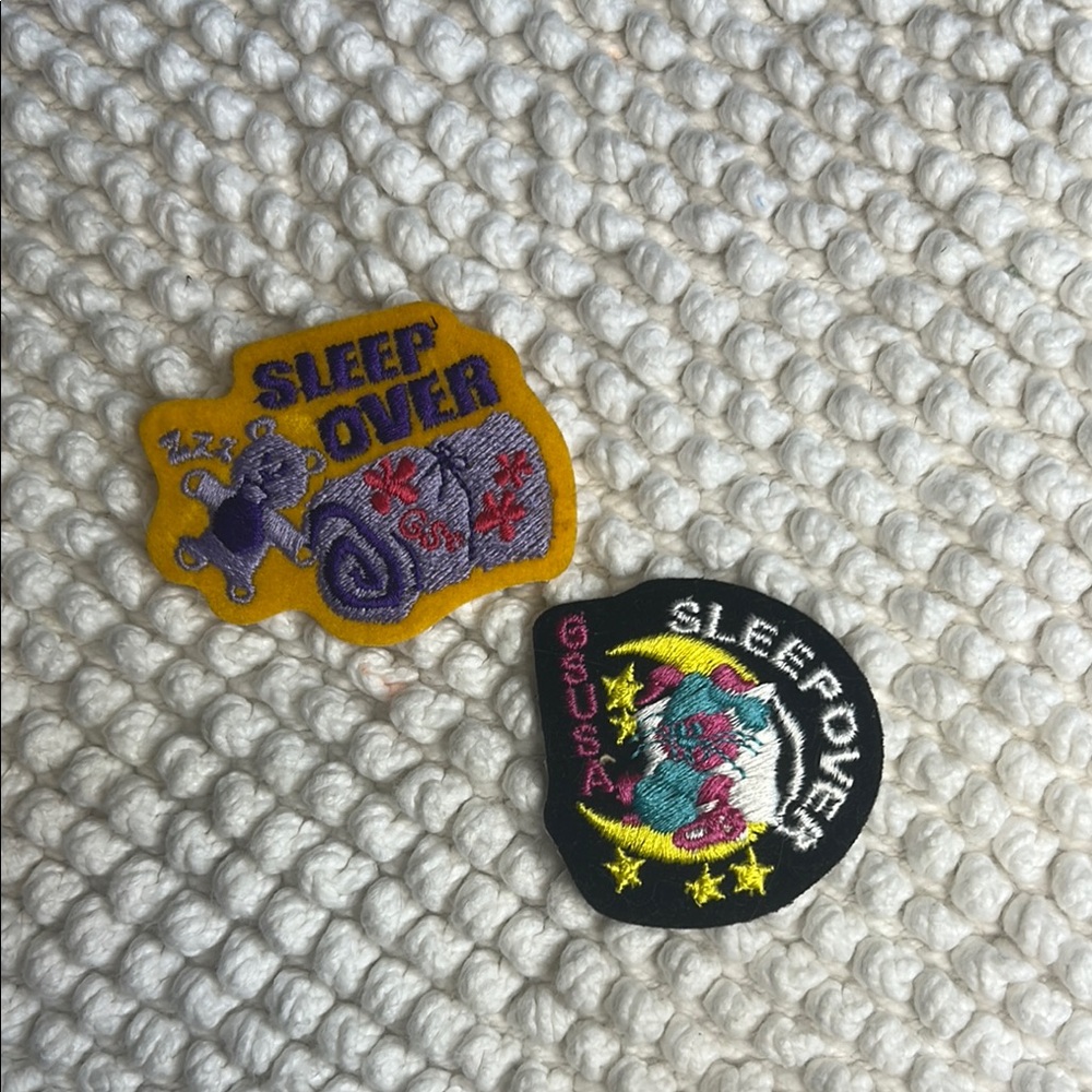 90’s/Y2K Rare Girl Scouts Sleepover Patches